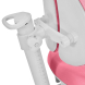 Комплект Kinderzen Dali Plus парта + кресло + надстройка + выдвижной ящик + органайзер + подставка для книг белый/розовый с розовым креслом Armata Duos